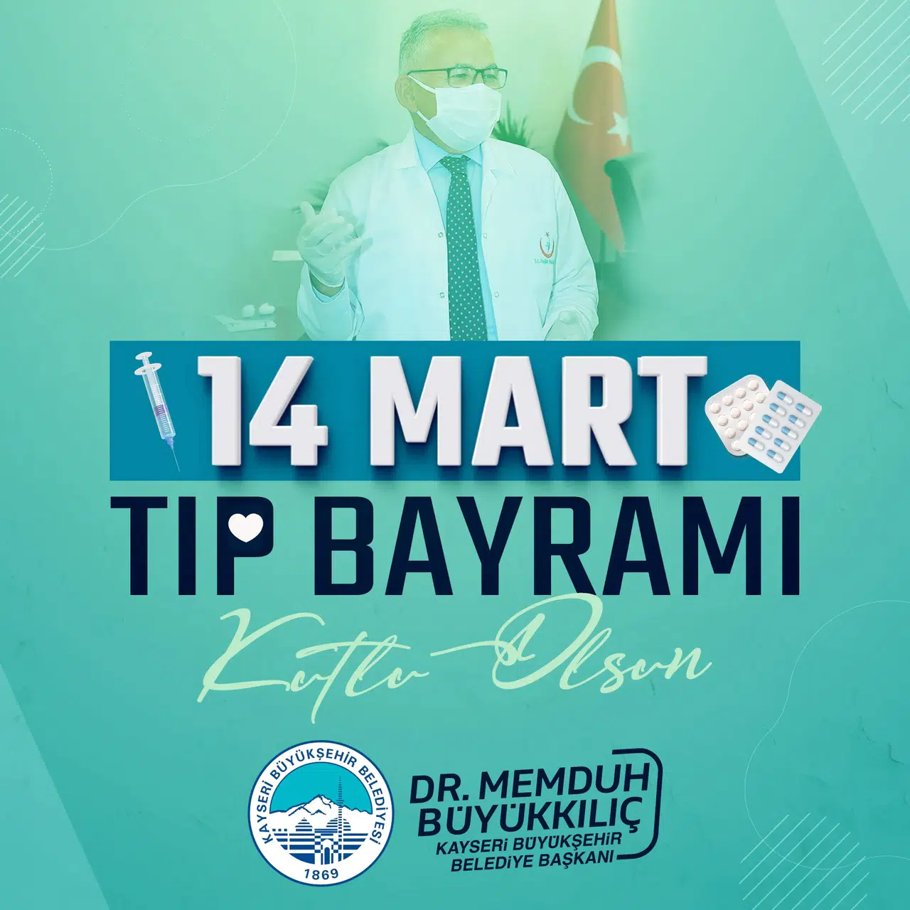 Doktor başkandan Tıp Bayramı'nda 'sağlık yatırımları' vurgusu