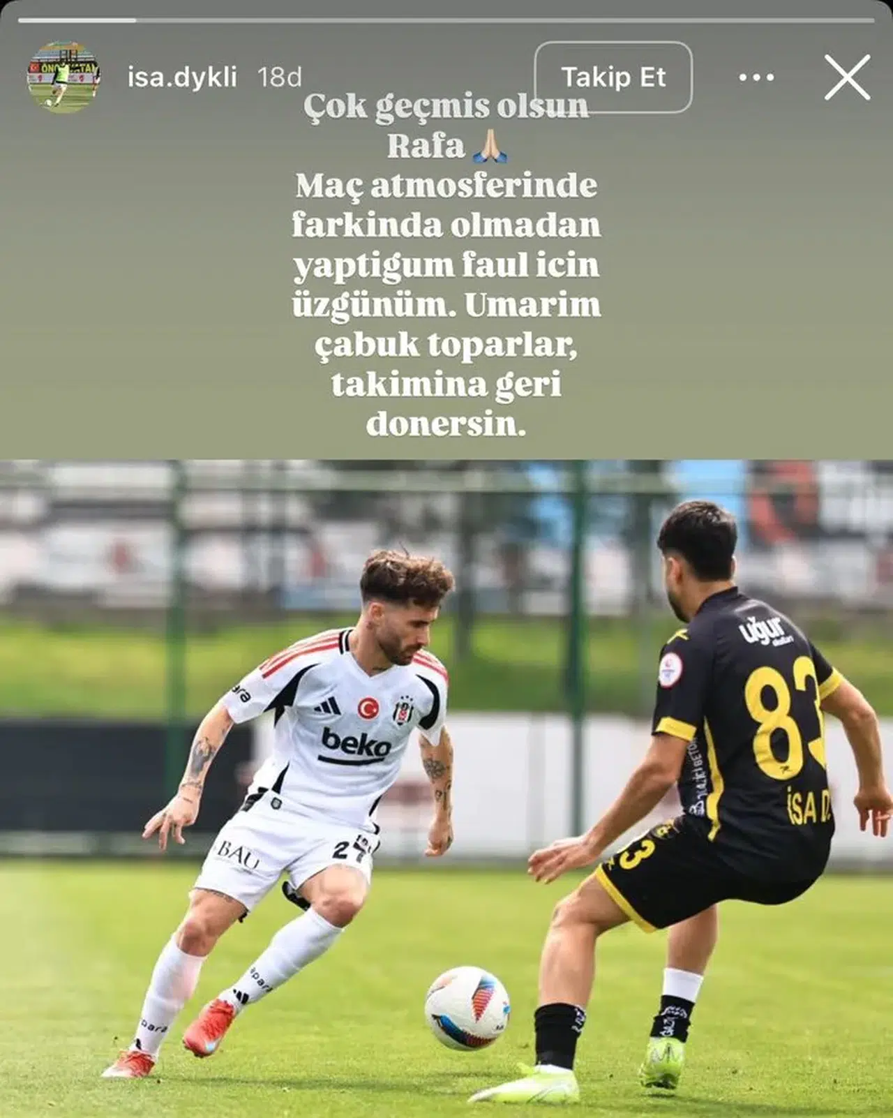 Rafa Silva’ya Sert Faul Yapan Oyuncudan Açıklama!