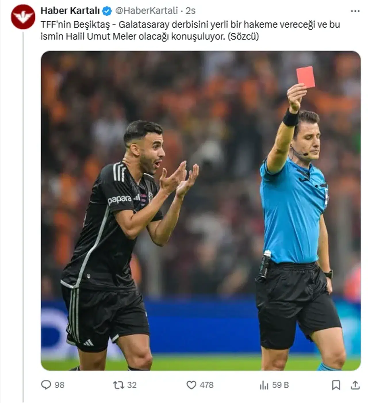 Zafer Algöz'den Sert Tepki: "Derbiye Yabancı Hakem İstiyoruz!"