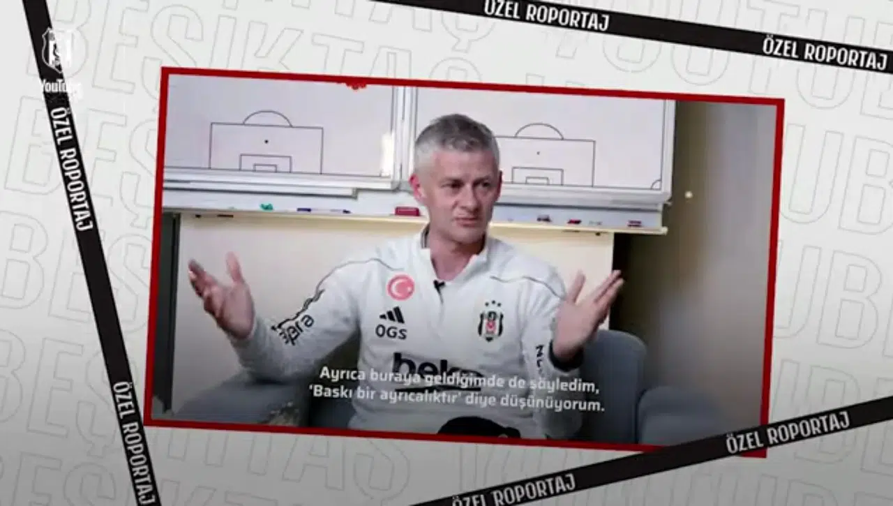 Beşiktaş'ın teknik direktörü Ole Gunnar Solskjear: "Başarı bir gecede gelmez, adım adım ilerleyeceğiz!"