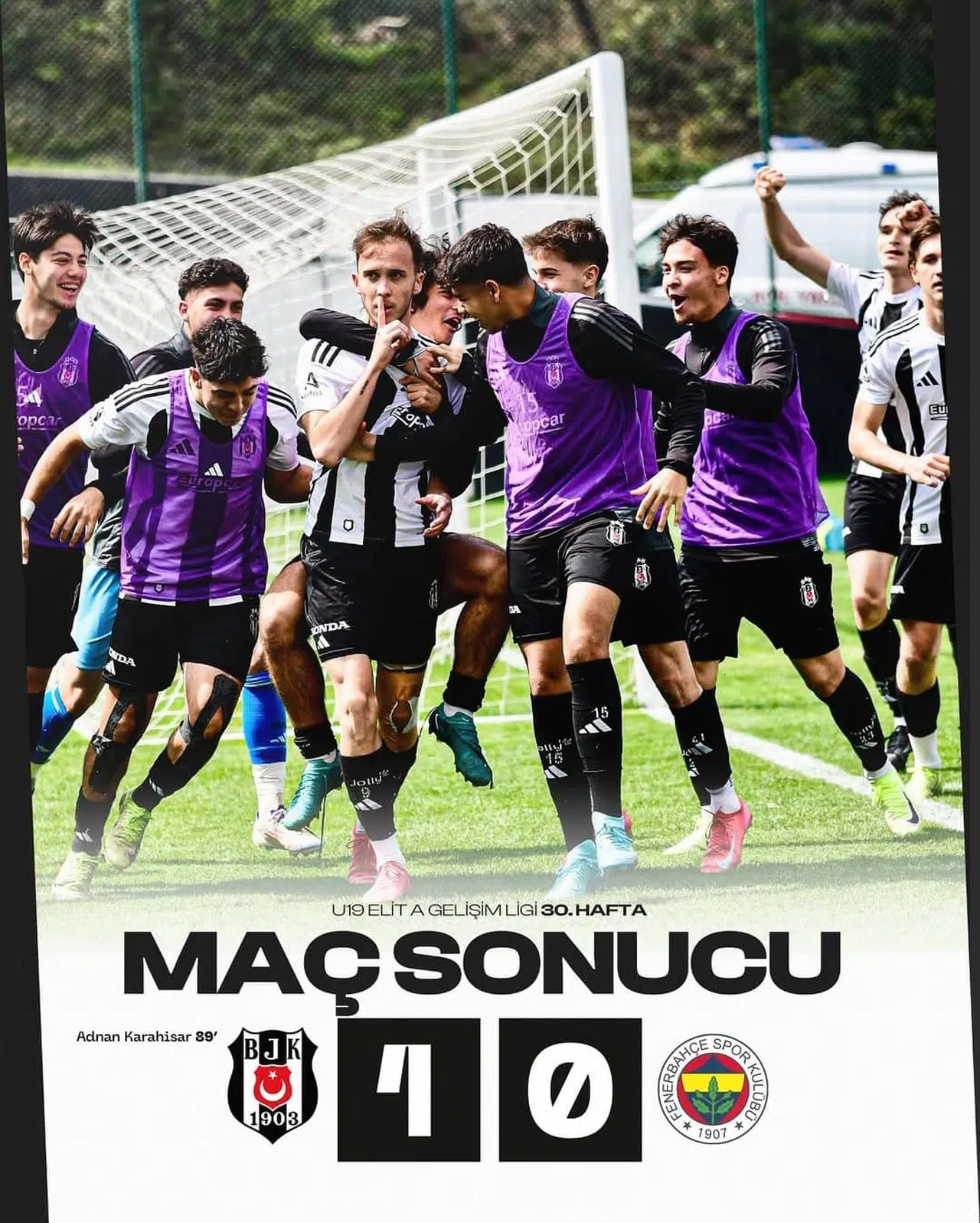 Beşiktaş U19’dan Derbi Zaferi!