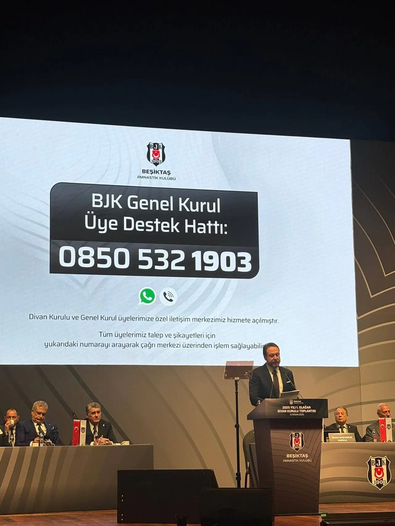 BJK Genel Kurul Üye Destek Hattı Açıldı