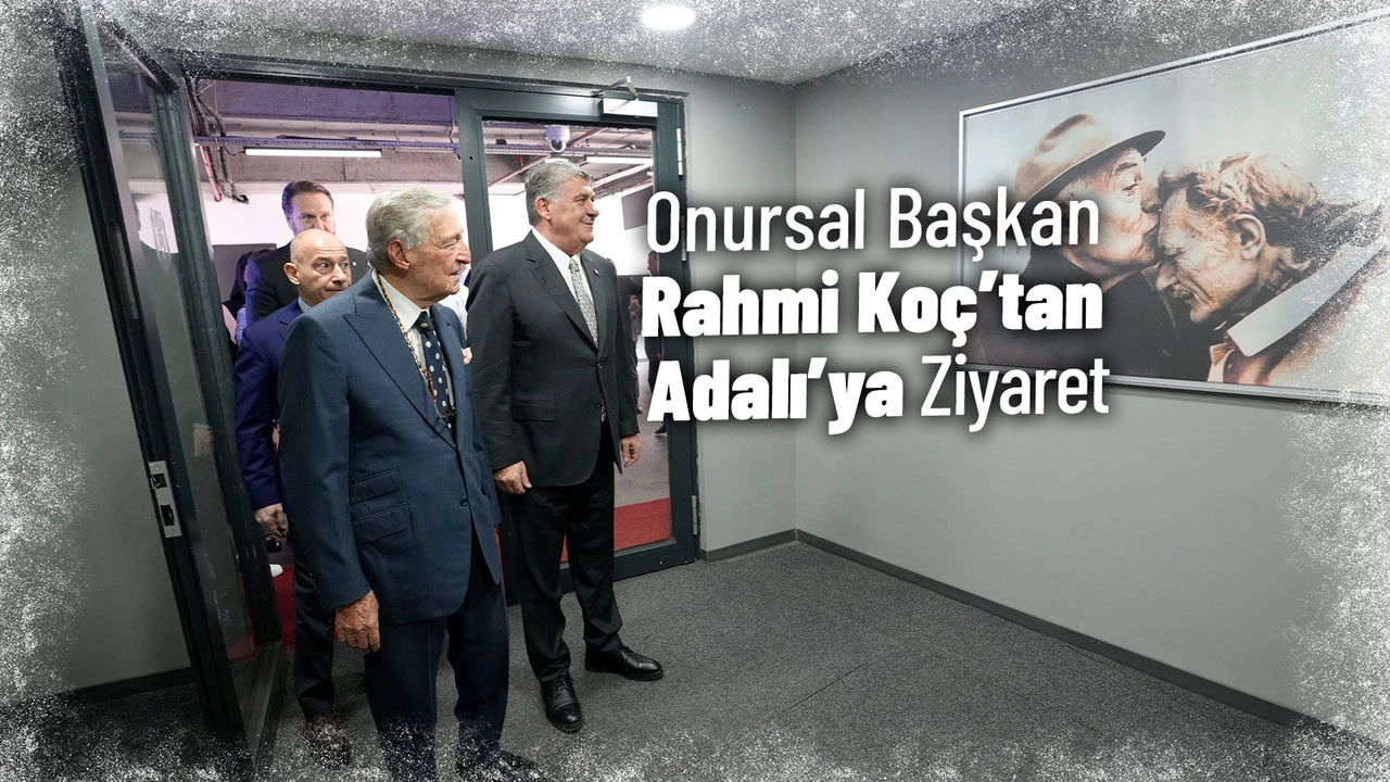 Koç Holding Onursal Başkanı Rahmi Koç'tan Başkanımız Adalı'ya Anlamlı Ziyaret