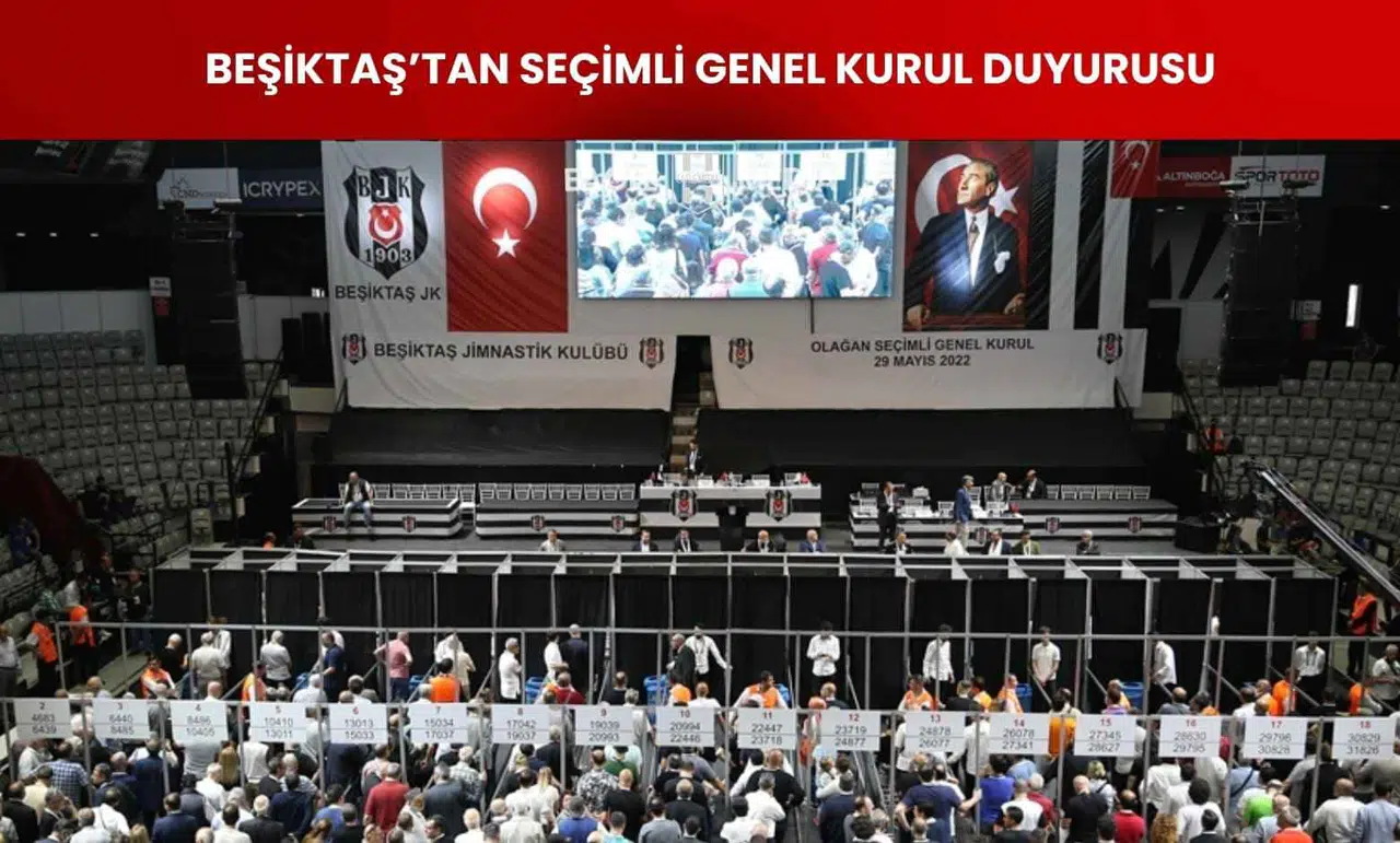 Beşiktaş JK Olağan Seçimli Genel Kurul Toplantısı 11 Mayıs’ta Yapılacak