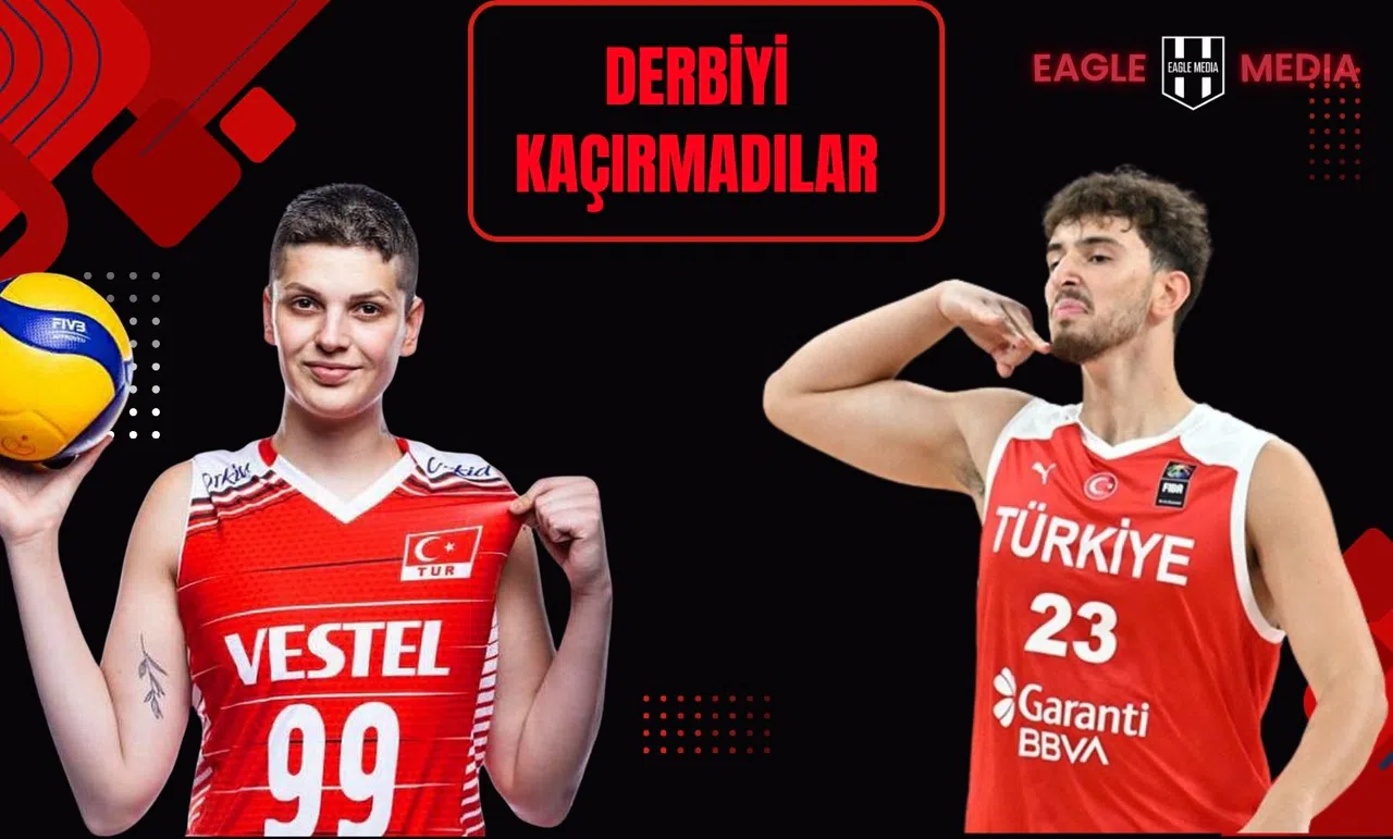 Ebrar Karakurt ve Alperen Şengün, Beşiktaş-Galatasaray Derbisinde Tribünde!