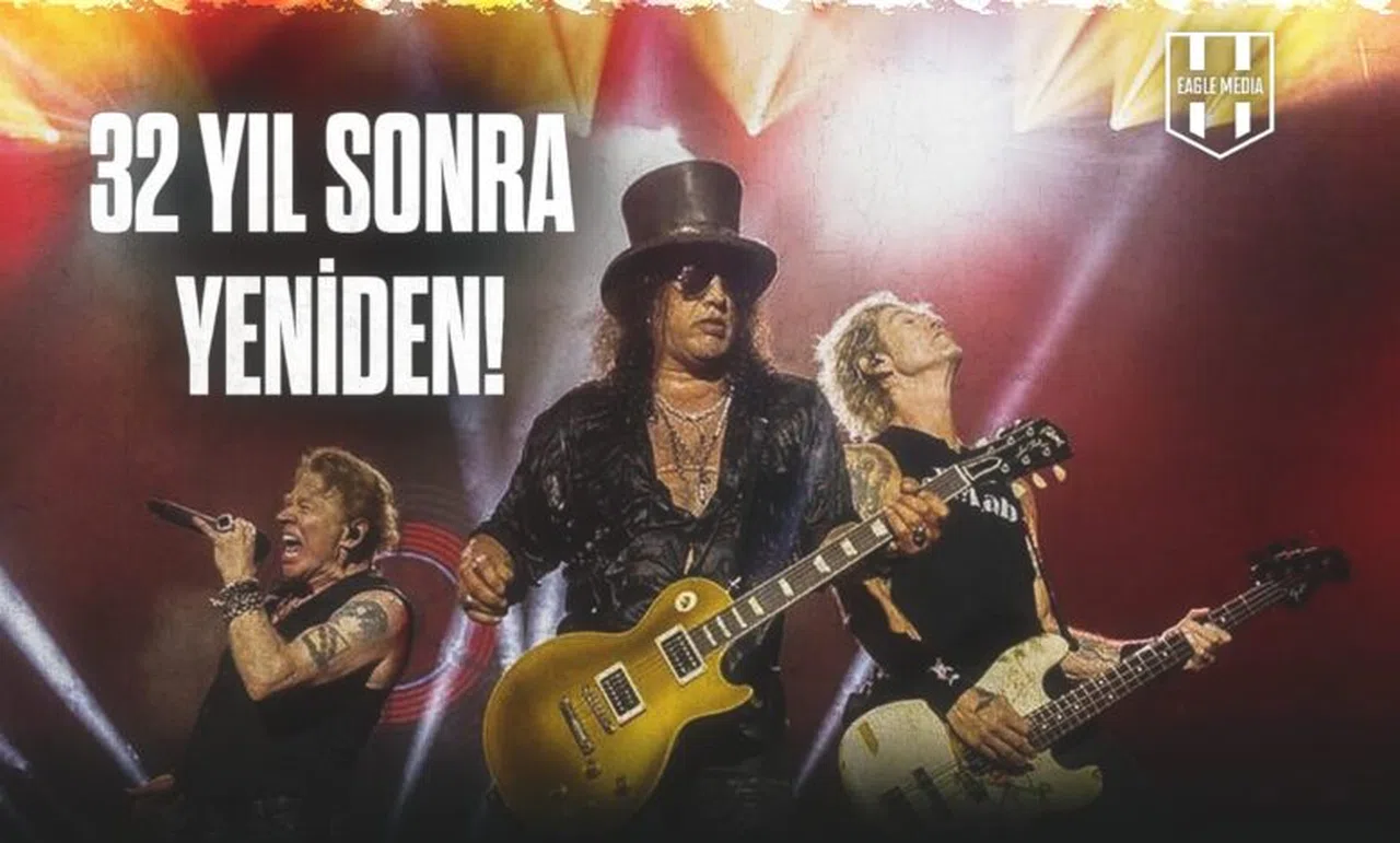 Guns N’Roses, İstanbul’a 100 Bavulla Geliyor!