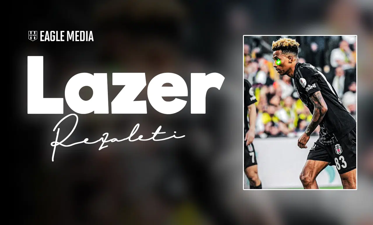 Tribünlerden Gelen Lazer Gedson'un Penaltısını Engelledi!