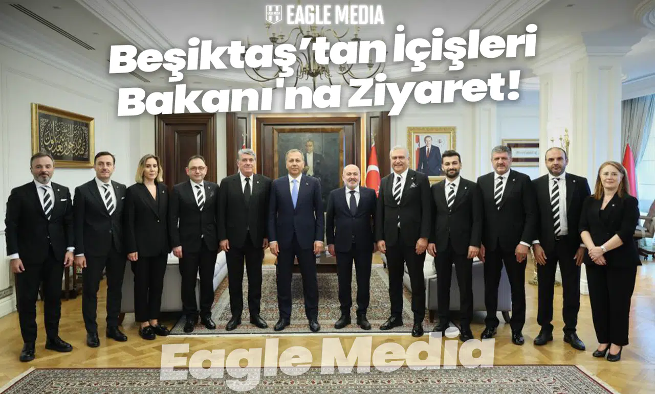 Başkan Adalı'dan İçişleri Bakanı'na Ziyaret! Özel Beşiktaş Forma Hediyesi