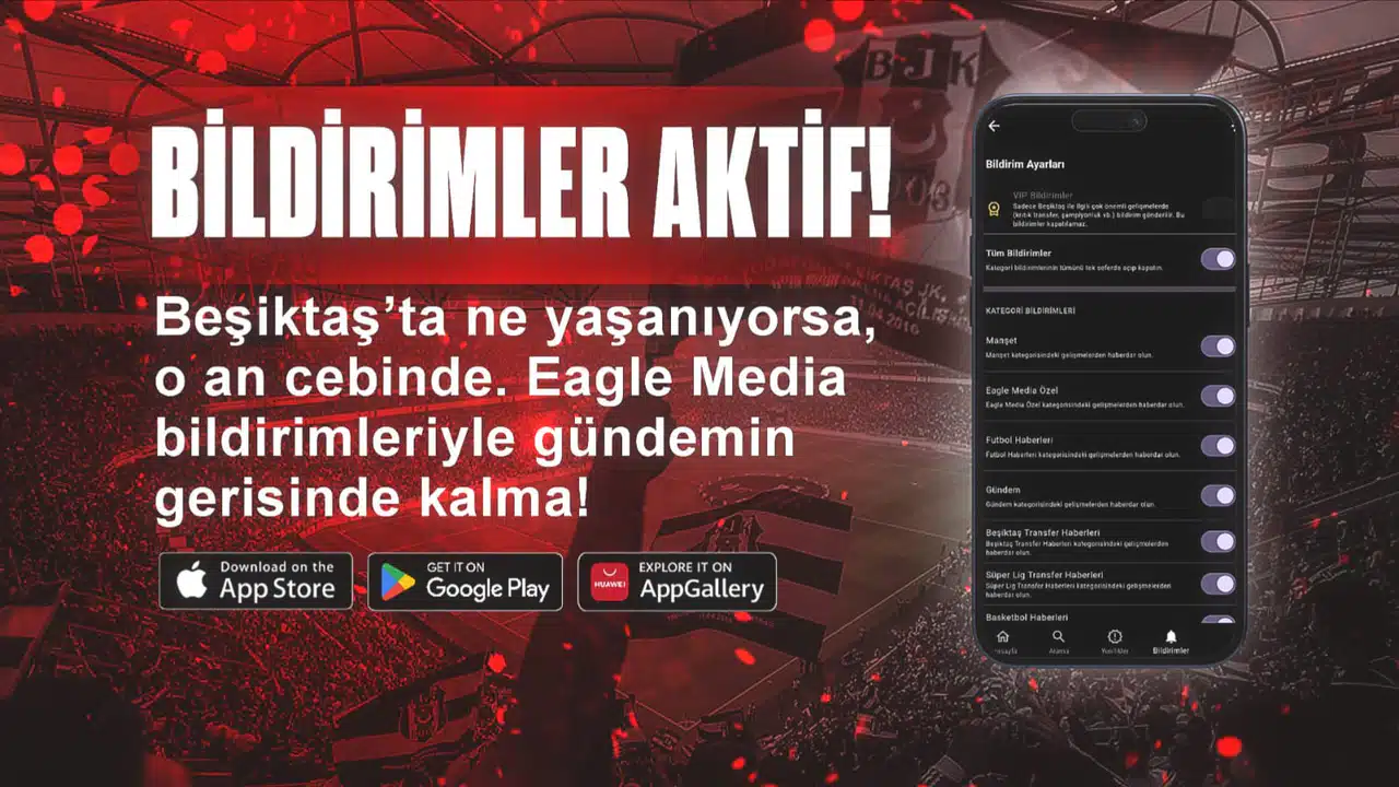 Bildirimler Açıldı, Beşiktaş Cebine Geldi!