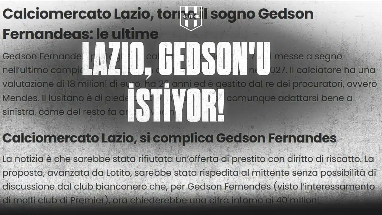 Maurizio Sarri'nin Gedson Hayali