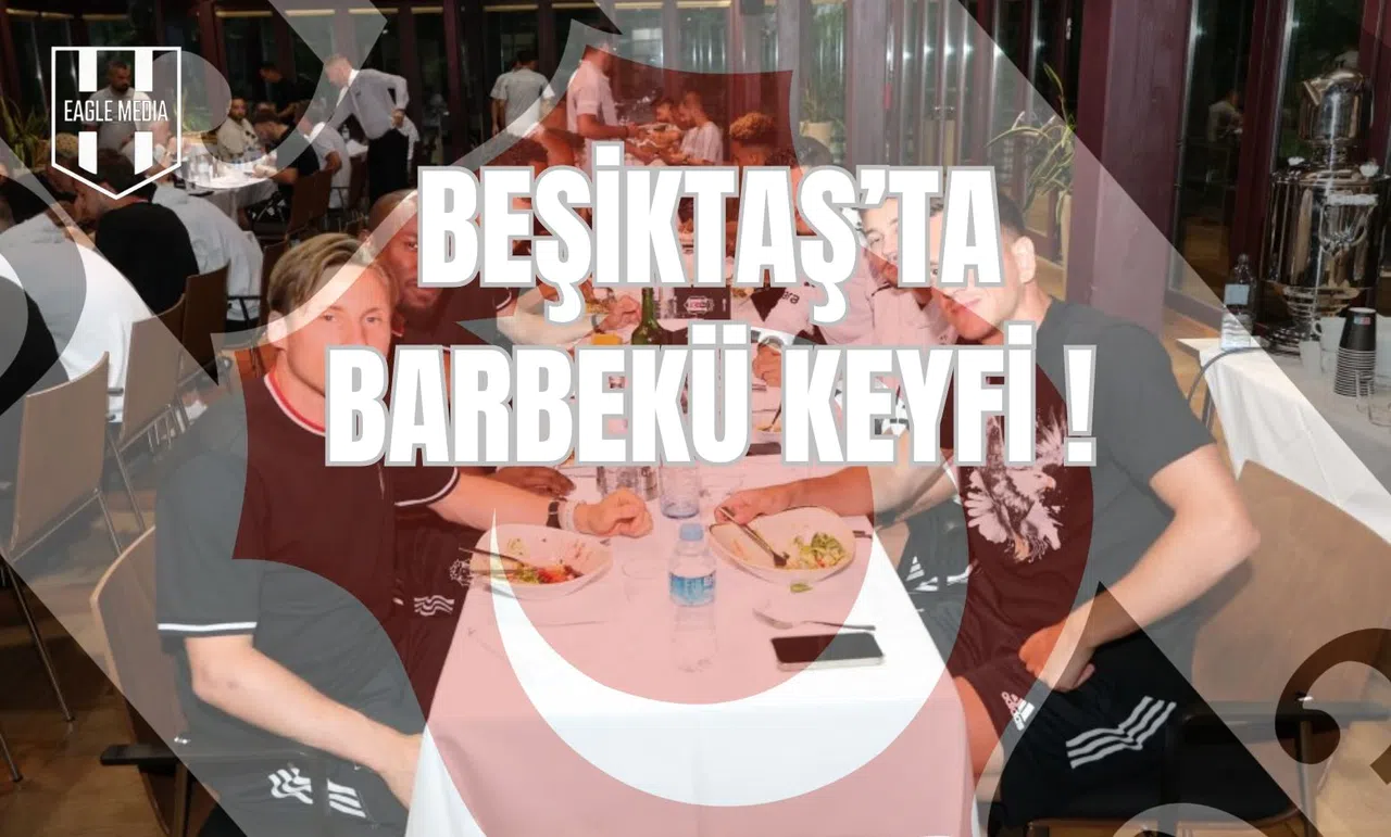 Beşiktaş’ta Hem Antrenman Hem Barbekü Keyfi!