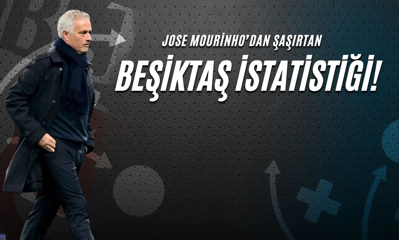 Jose Mourinho’dan Şaşırtan Beşiktaş İstatistiği!