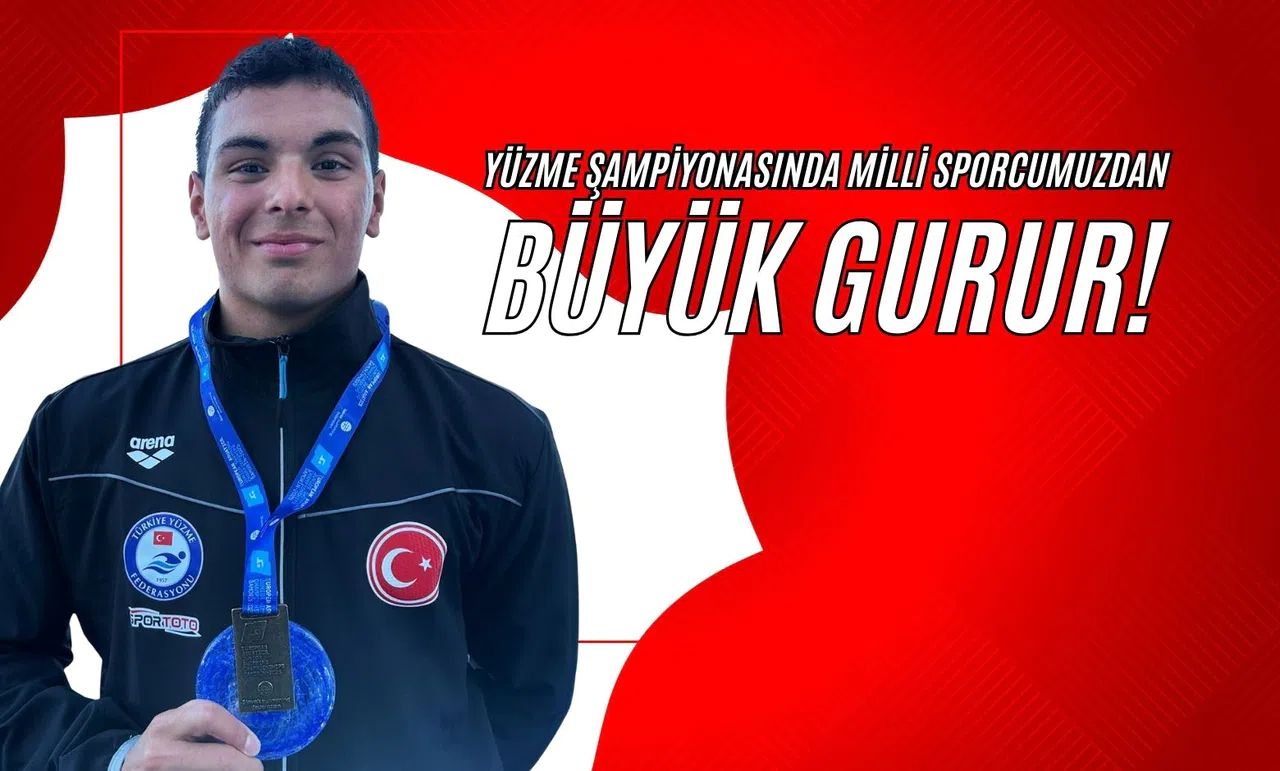 Yüzme Şampiyonasında Milli Sporcumuzdan Büyük Gurur!