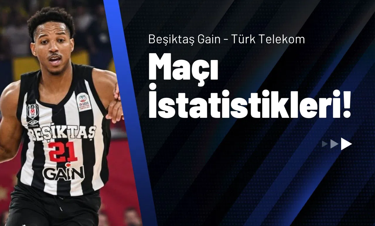 Beşiktaş Gain - Türk Telekom Maçı İstatistikleri!
