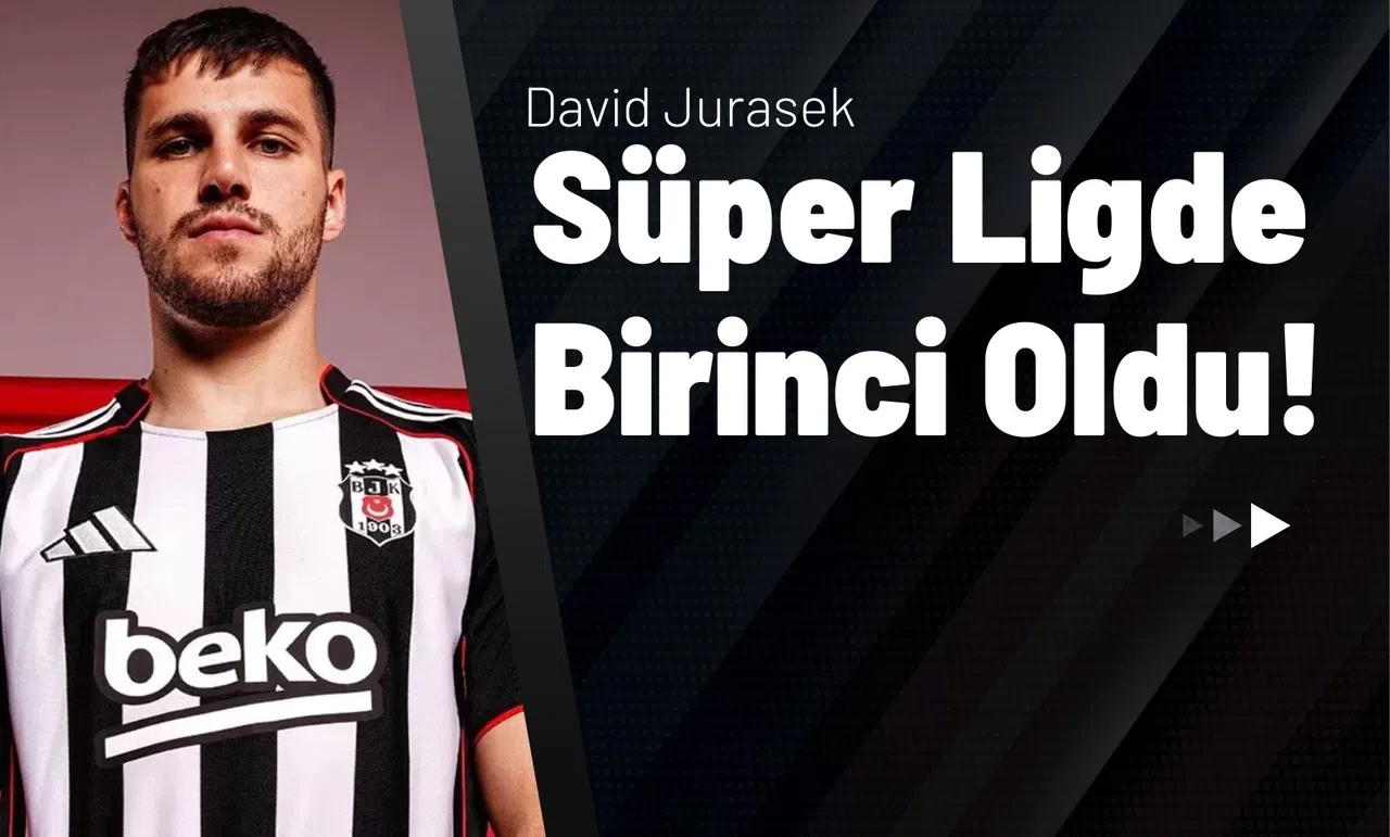 David Jurasek Süper Ligde Birinci Oldu!