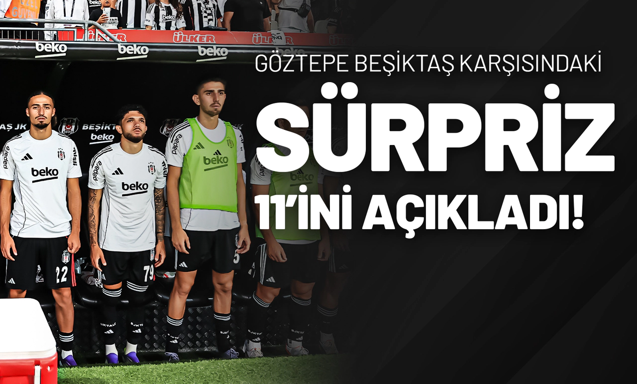 Göztepe Beşiktaş Karşısındaki Sürpriz 11’ini Açıkladı!