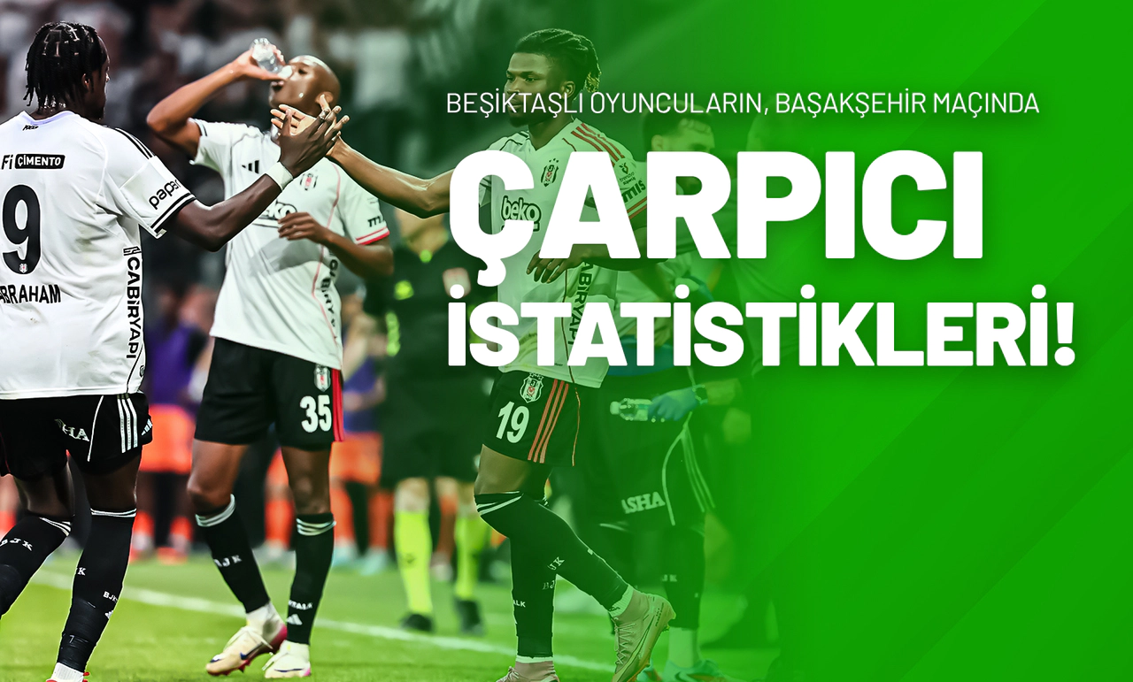 Beşiktaşlı Oyuncuların Başakşehir Maçında Çarpıcı İstatistikleri!