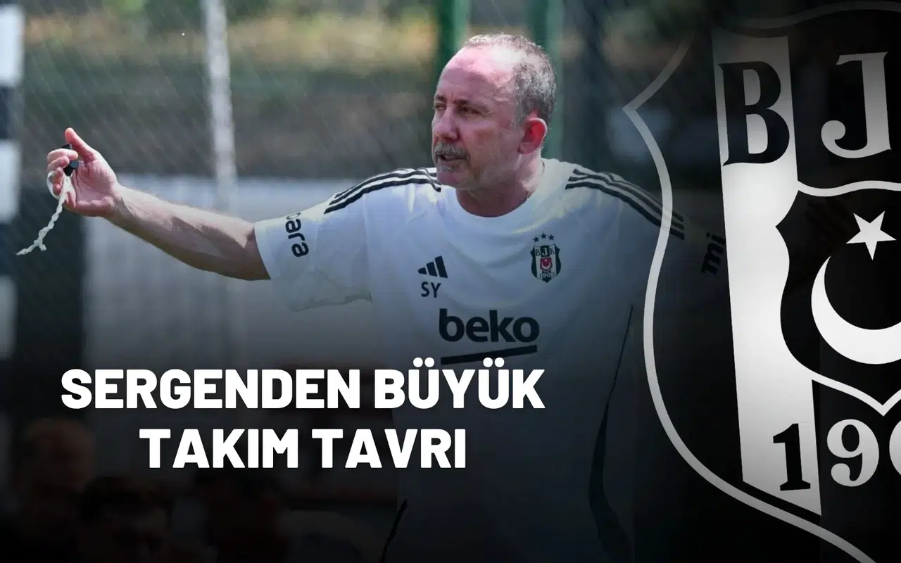 Sergen Yalçın’dan Oyuncularına Rest: “Büyük Takım Böyle Oynamaz!”