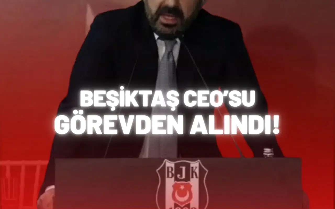 Beşiktaş resmen CEO’nun görevden ayrıldığını açıkladı