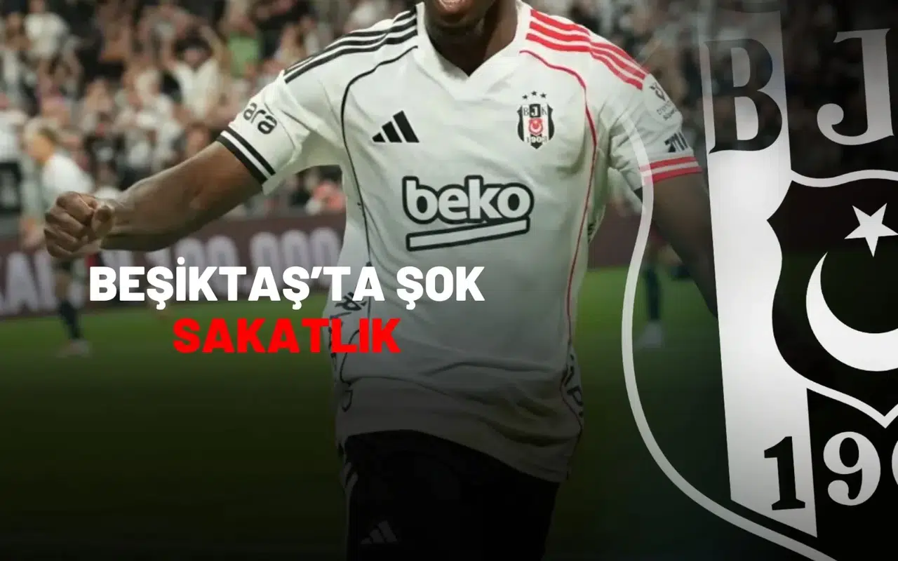 Beşiktaş’ta Şok Sakatlık, Yıldız İsim Kadrodan Çıkarıldı