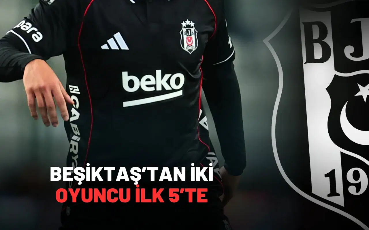 Süper Lig’de Beşiktaş’tan İki Oyuncu İlk 5’te
