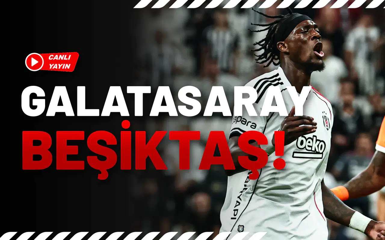 Galatasaray 1 - 1 Beşiktaş Canlı Anlatım!