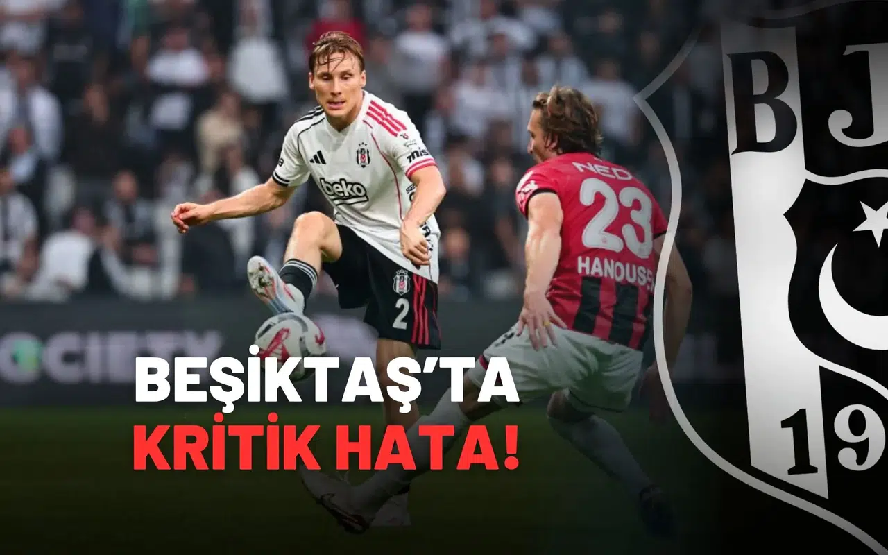 Beşiktaş’ta Kritik Hata! Jonas Svensson Gündem Oldu