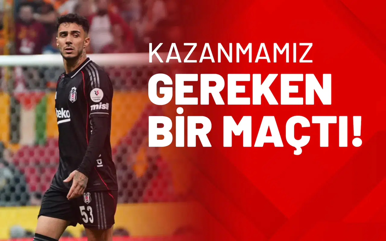 Emirhan Topçu: Galatasaray'ı Yenmemiz Gerekiyordu, Mutsuzuz!