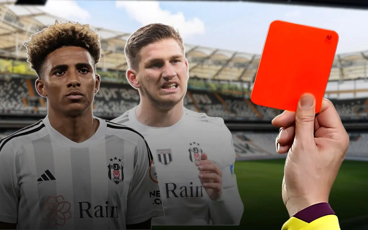 Derbilerde Beşiktaş'a verilen kırmızı kart bolluğu!