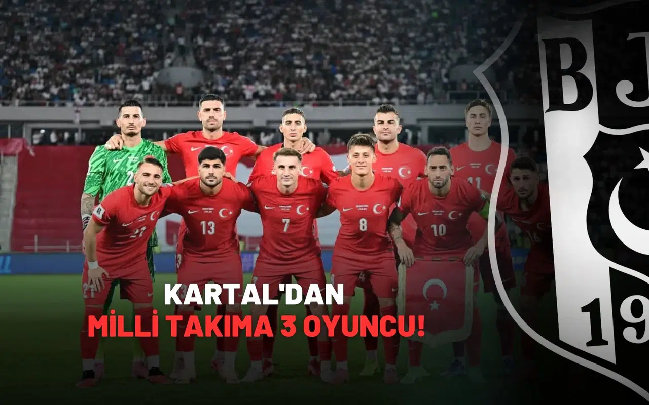 Kartal'dan milli takıma 3 oyuncu!