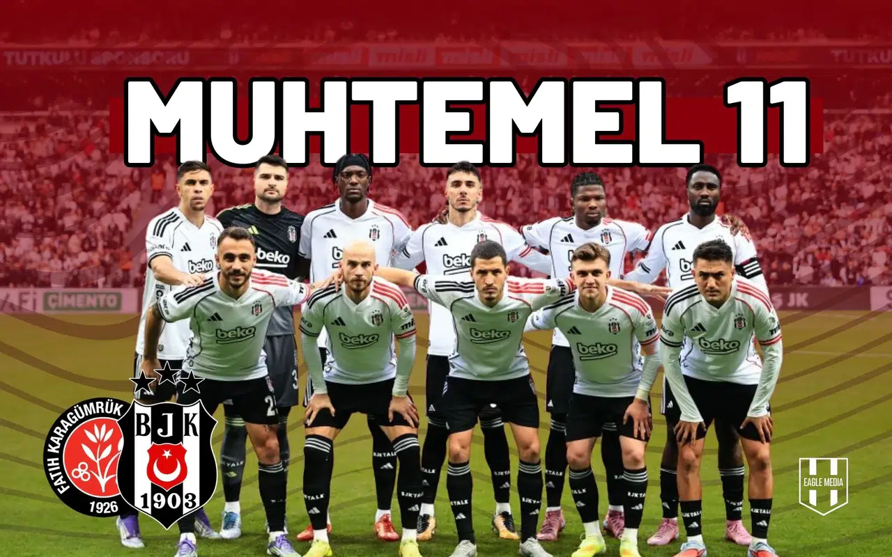 Beşiktaş’ın Fatih Karagümrük maçı muhtemel 11’i belli oldu