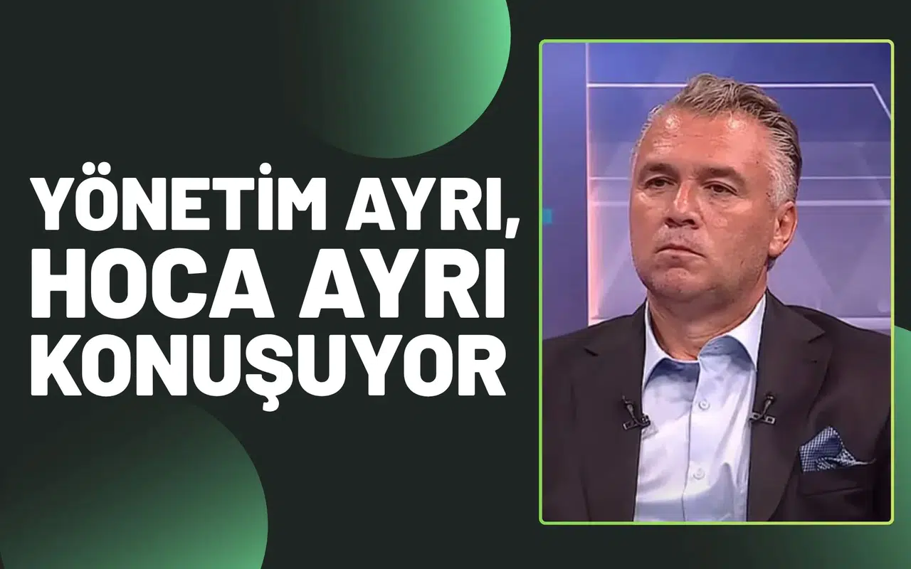 Yönetim ayrı, hoca ayrı konuşuyor