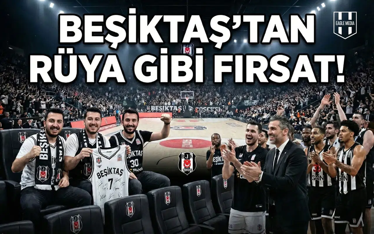 Beşiktaş’tan rüya gibi fırsat: Maçı benchten izle, formayı kap!