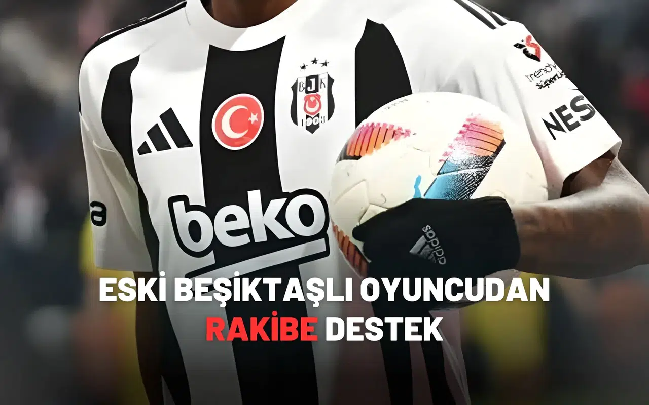 Eski siyah-beyazlı oyuncudan rakibe destek