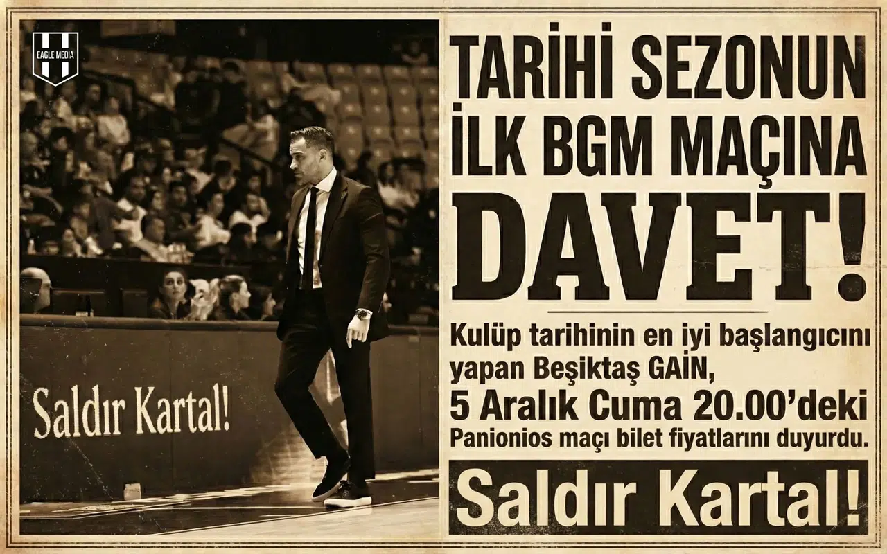 Tarihi sezonun ilk BGM maçına davet! Beşiktaş GAİN bilet fiyatlarını açıkladı