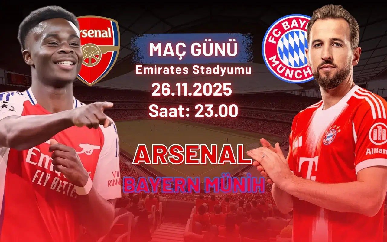 Arsenal - Bayern Münih maç saati, kanalı ve muhtemel 11'ler!