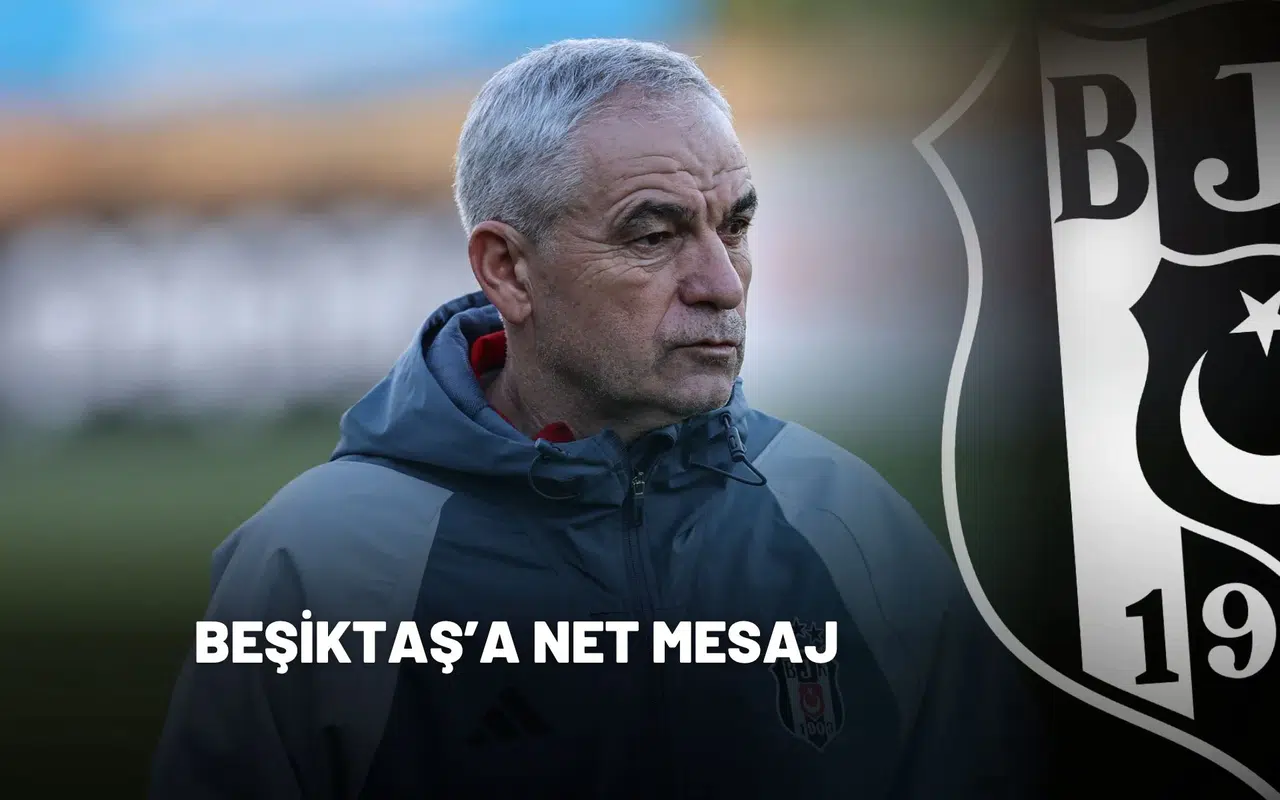 Rıza Çalımbay’dan Beşiktaş’a net mesaj