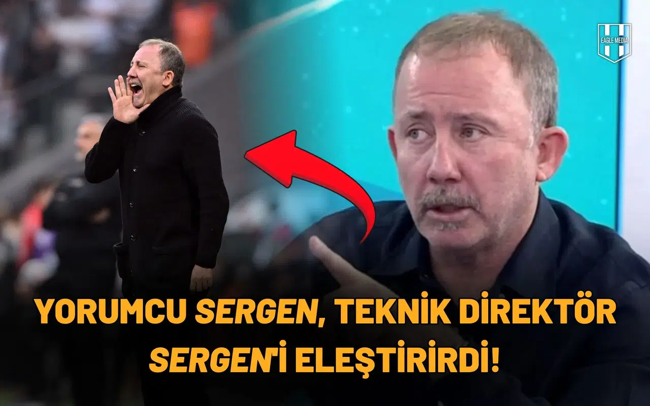 Yorumcu Sergen, teknik direktör Sergen'i eleştirirdi! Ağır sözler...