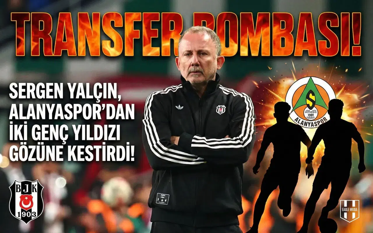 Sergen Yalçın’ın gözü Alanyaspor’da! Kartal’ın transfer radarında iki genç yıldız var