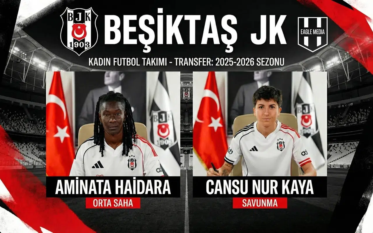 Beşiktaş Kadın Futbol'dan çifte transfer hamlesi!