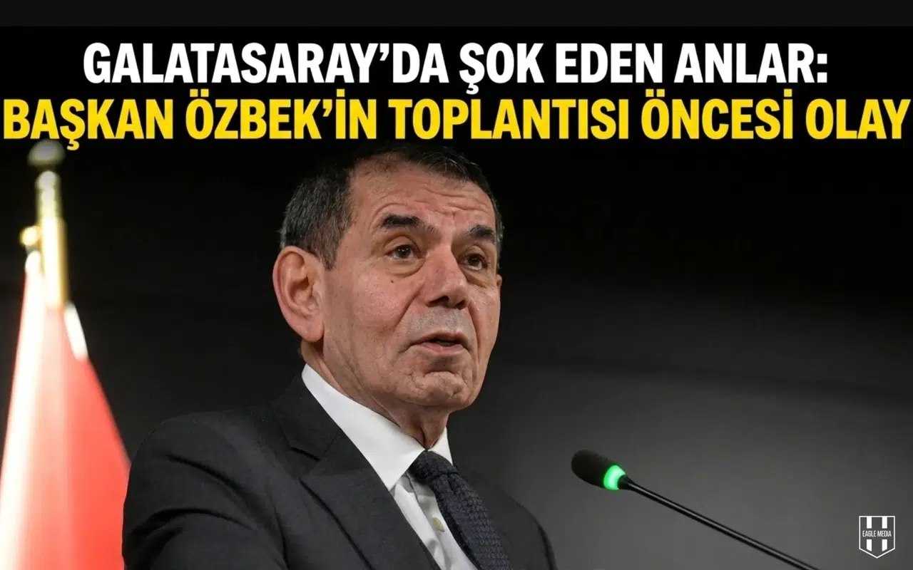 Dursun Özbek'in düzenleyeceği basın toplantısı öncesi kavga çıktı