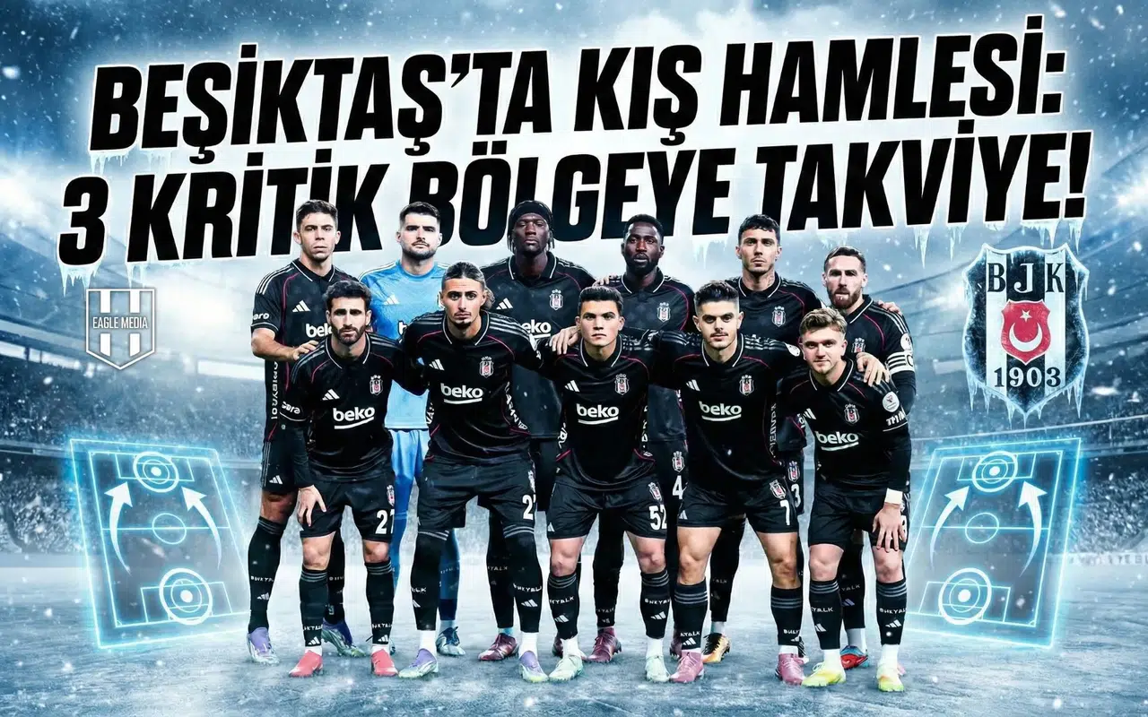 Beşiktaş'ta kış hamlesi: 3 kritik bölgeye takviye!