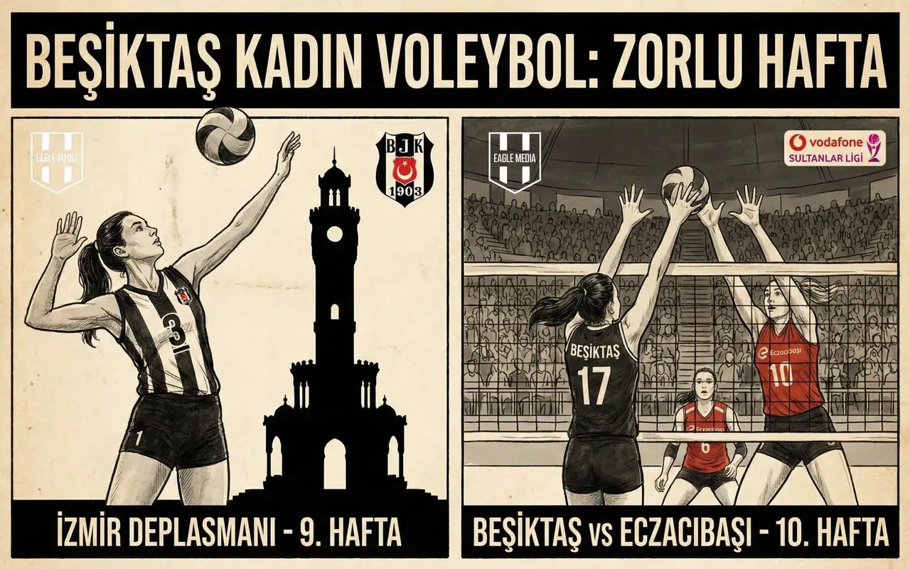 Beşiktaş Voleybol'da zorlu fikstür! Gelecek iki maçın detayları!