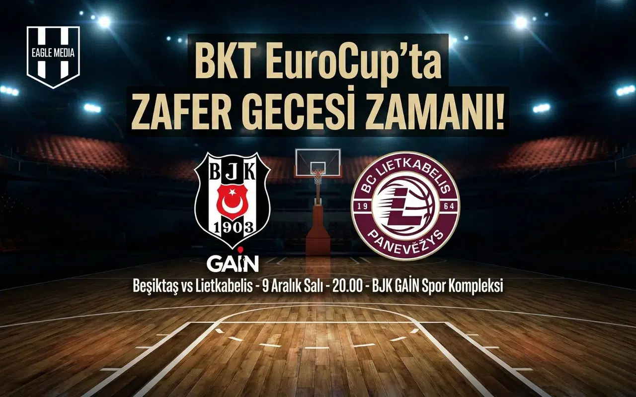 Beşiktaş GAİN - Lietkabelis maçı ne zaman? Saat kaçta? Hangi kanalda?