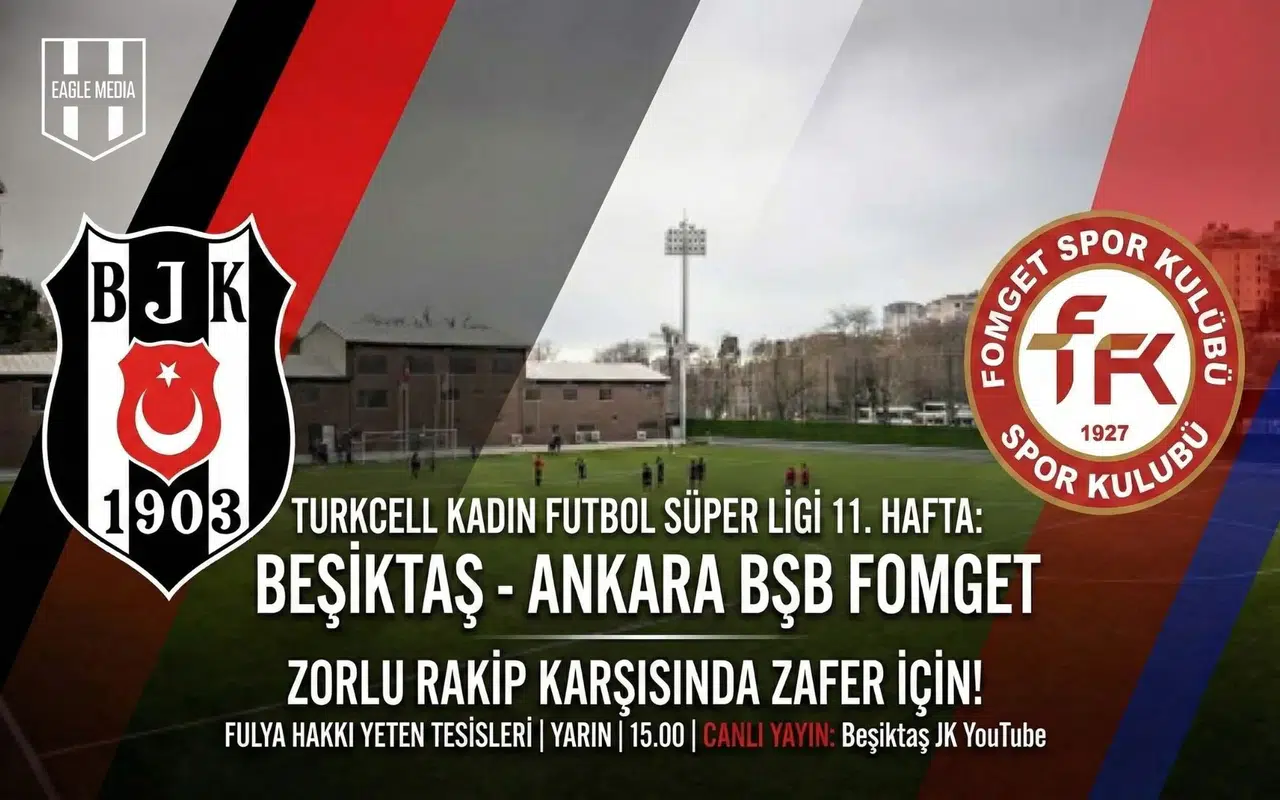 Beşiktaş Kadın Futbol ABB Fomget'i ağırlıyor: Puan durumu ve fikstür!