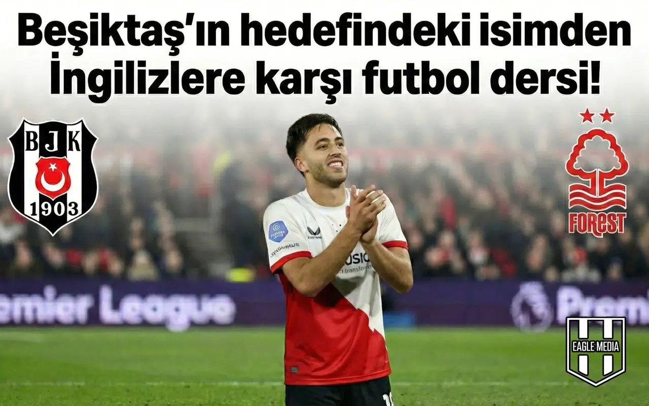 Beşiktaş'ın hedefindeki isimden İngilizlere karşı futbol dersi!