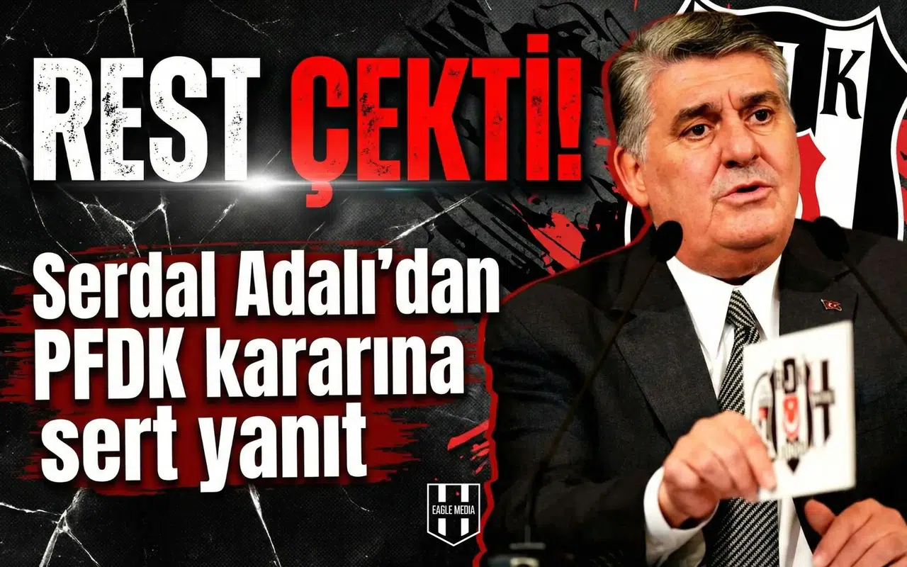 Rest çekti! Serdal Adalı'dan PFDK kararına sert yanıt