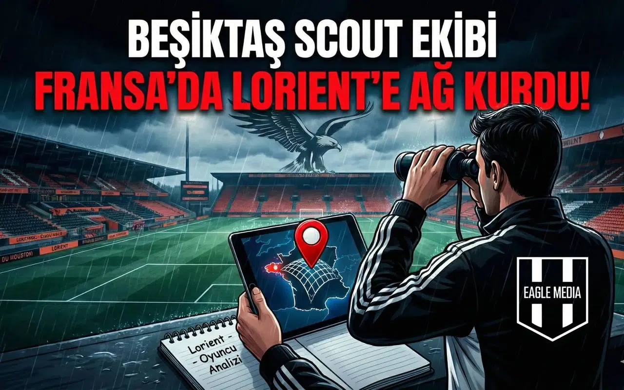 Beşiktaş scout ekibi Fransa'da Lorient'e ağ kurdu!