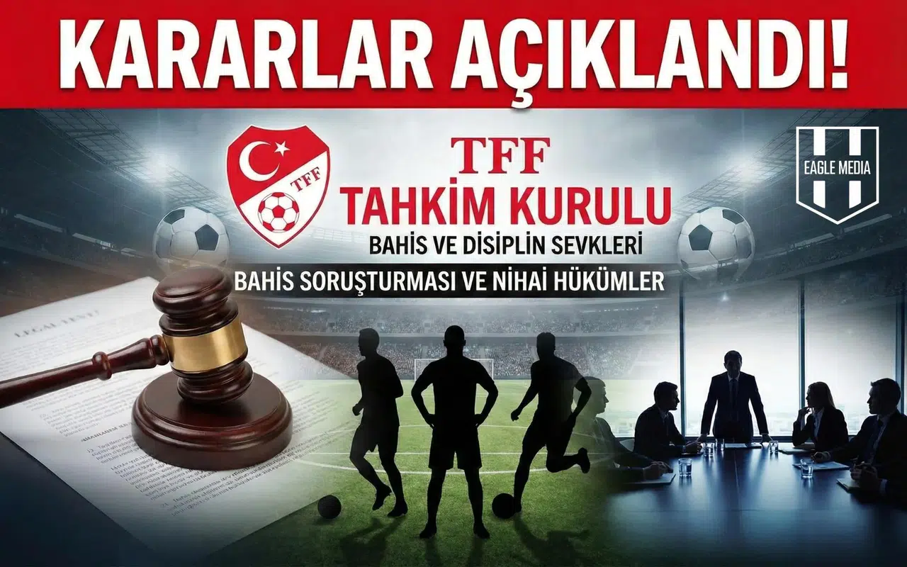 TFF beklenen bahis skandalı cezalarını açıkladı!