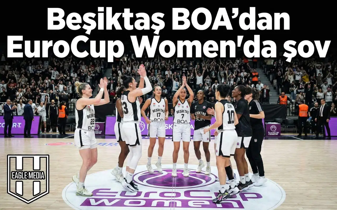 Beşiktaş BOA’dan EuroCup Women’da şov :100’leri aşan zafer!